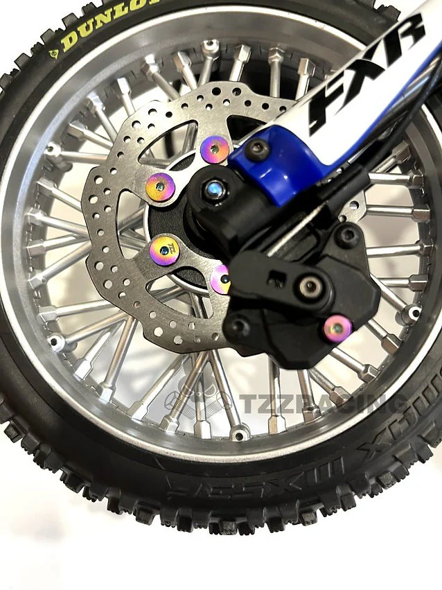 TZZ LOSI Promoto-MX Front brake disc Titanium alloy screws(6) - Image 4