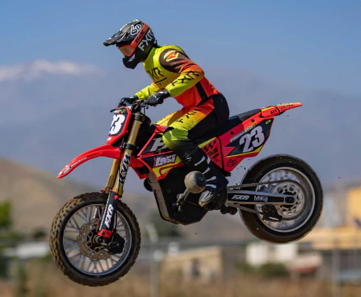 1/4 Promoto-MX Motorcycle RTR (RED) LOS06000T1 - Image 3