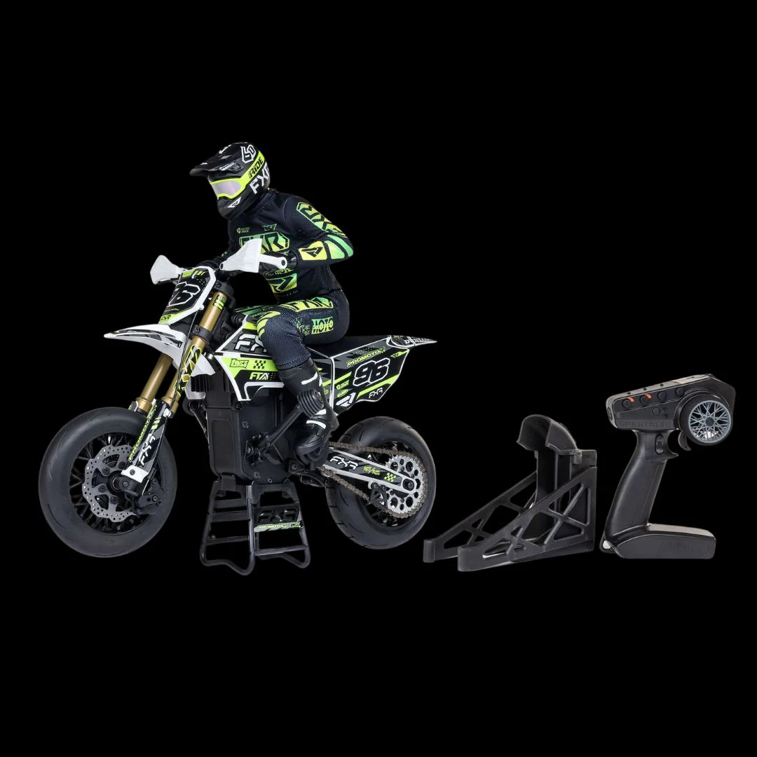 1/4 Promoto-SM FXR Supermoto Motorcycle RTR Basic - LOS2272 - Image 2