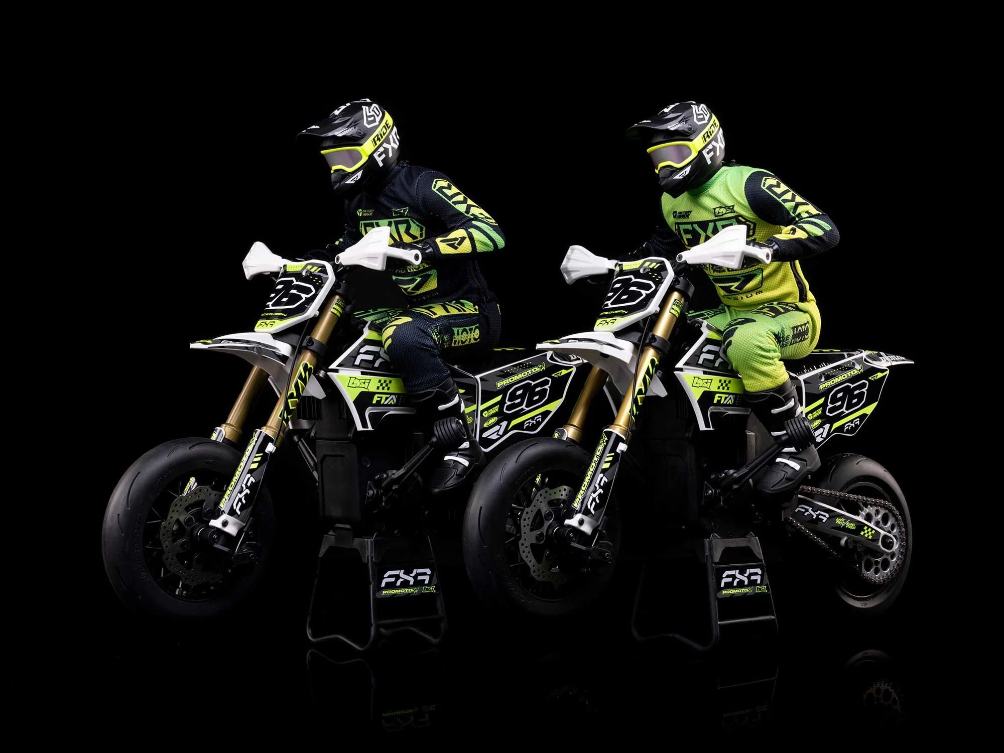 1/4 Promoto-SM FXR Supermoto Motorcycle RTR Basic - LOS2272 - Image 23
