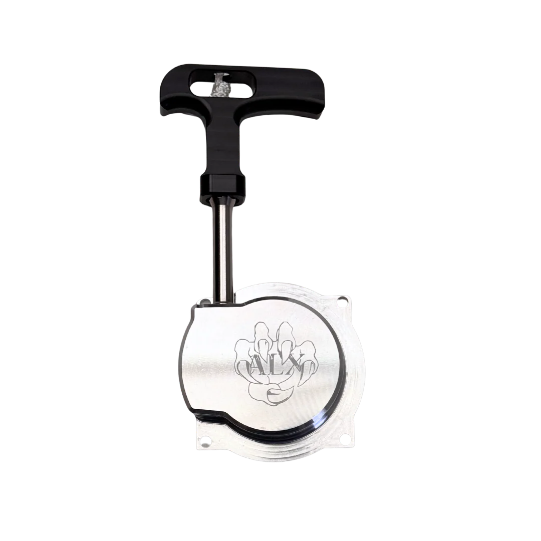 ALX Complete Replacement Pull starter straight (RAW SILVER)