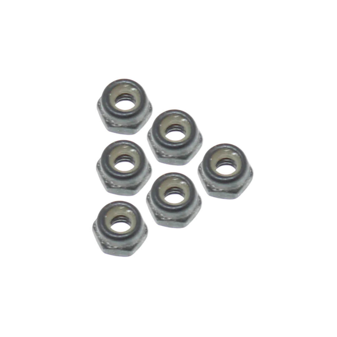 Ascent 18 2.5mm Steel Nylon Insert Locknuts (8pcs) [18038]