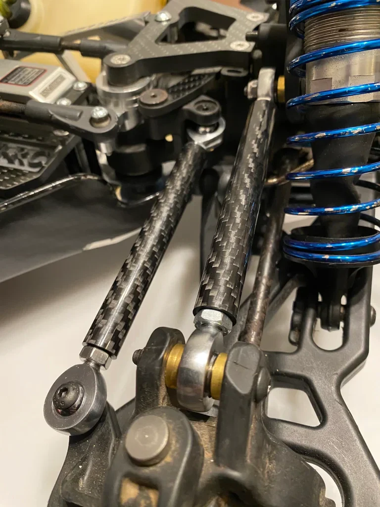 Bonehead Carbon Fibre Losi 5IVE-T 1.0 Complete Turnbuckle Set - Image 2