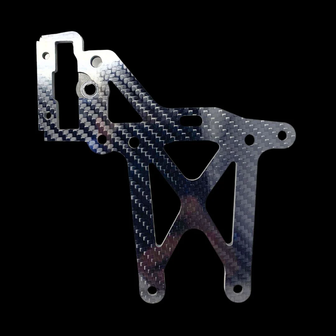 BONEHEAD RC BAJA Carbon Fibre Rear Upper Tranny Plate - Image 2