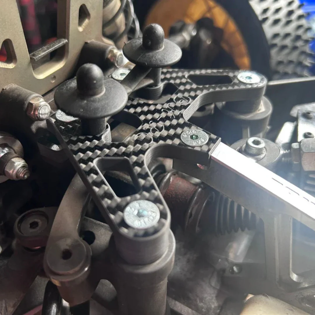 BoneHead RC Losi 5ive 5B TLR Upgraded Front Chassis Steering Brace - Image 3