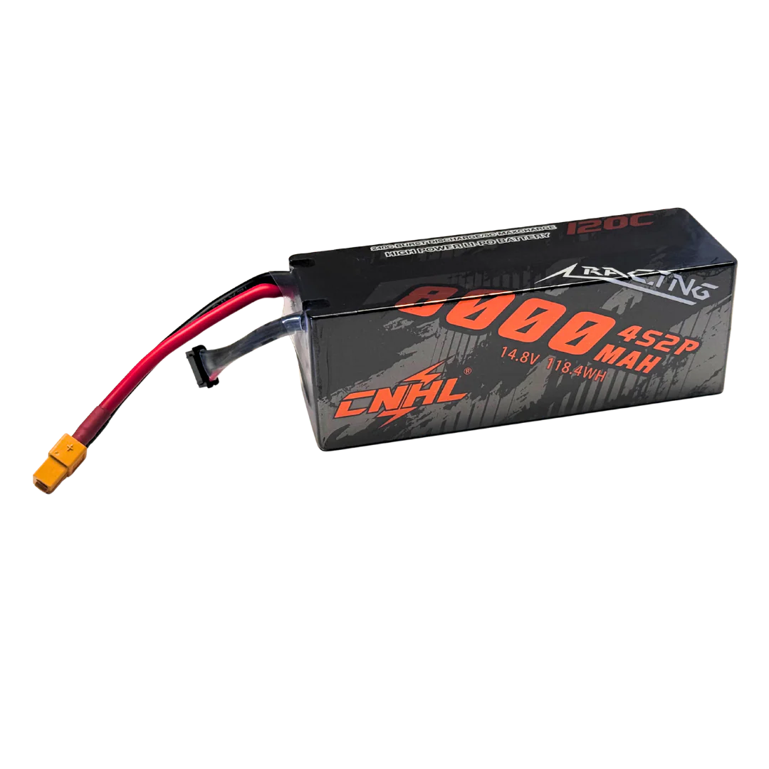 CNHL Racing Series 8000mAh 14.8V 4S 120C Lipo Battery with XT60 Plug - Image 2
