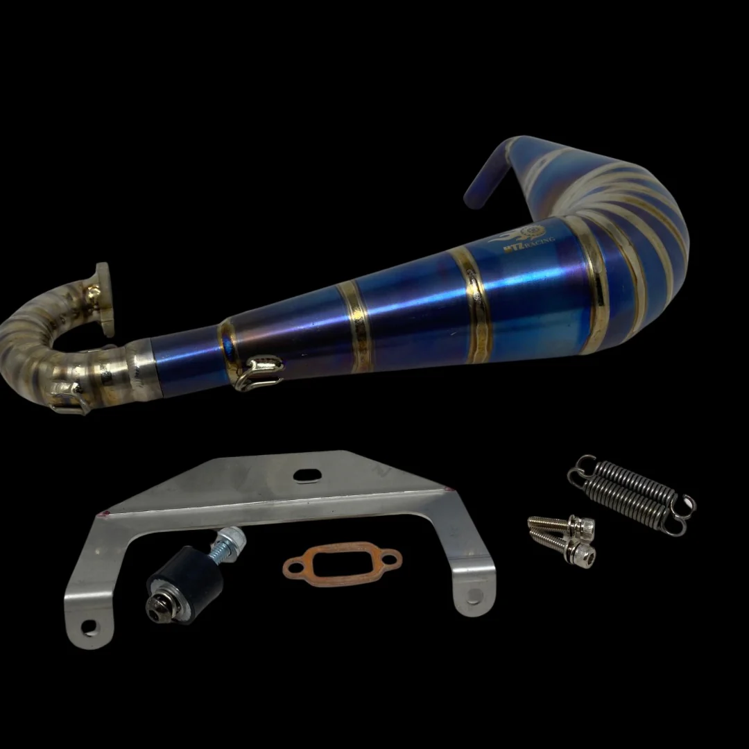HTZ Racing Titanium Baja SX5/TSK 29-38cc Exhaust Pipe - Image 4