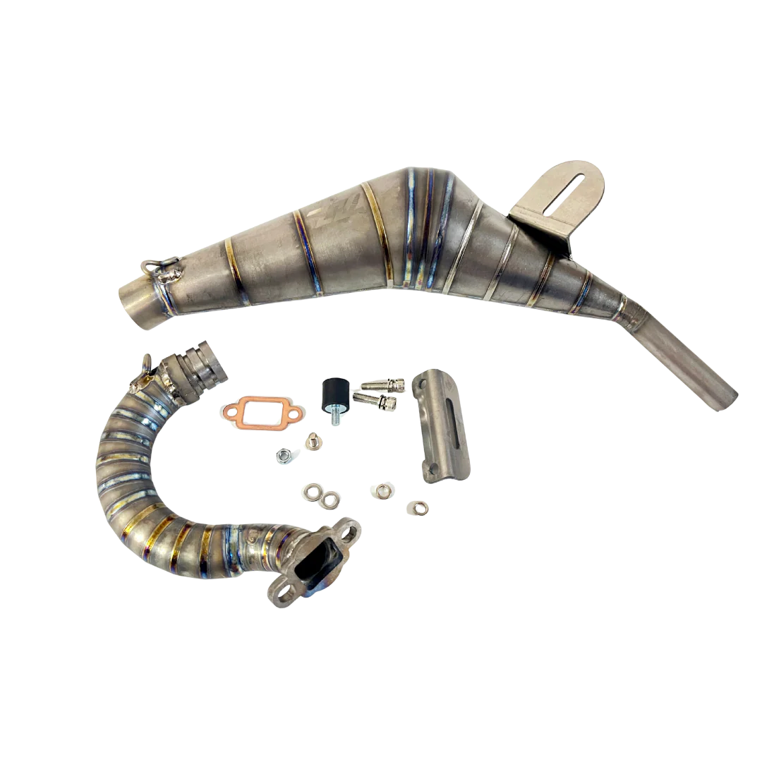 TZZ RACING Titanium Losi 5T 29-39cc Exhaust Pipe - Image 2