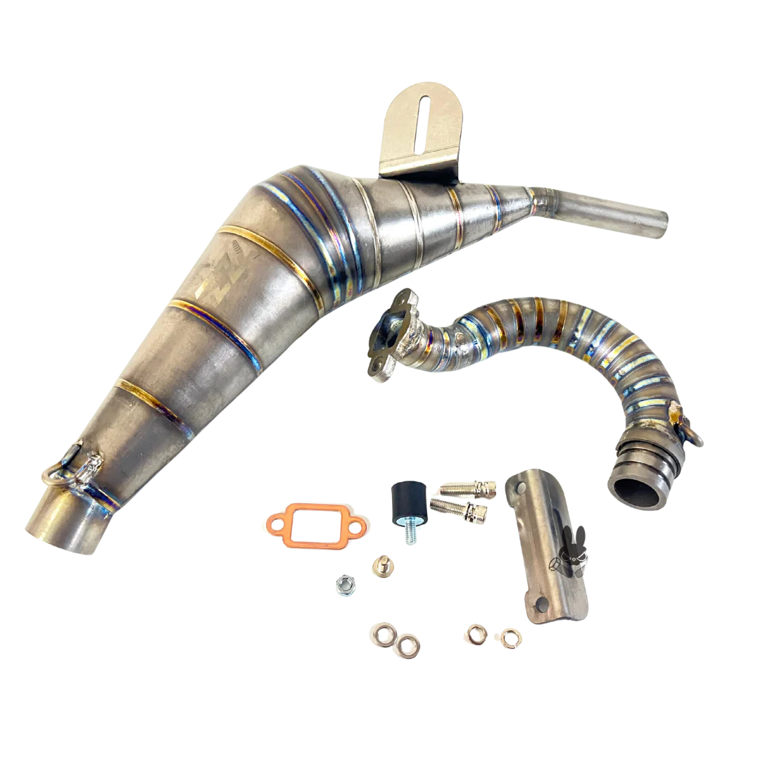 TZZ RACING Titanium Losi 5T 29-39cc Exhaust Pipe - Image 3
