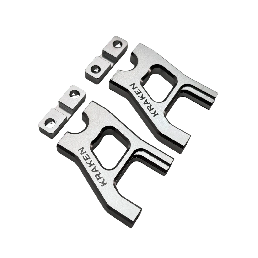 Kraken Vesla CNC Throttle Brake Servo Mounts with clamps (2) [KVS229] - Image 2