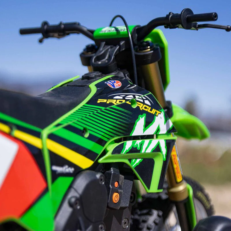 LOSI 1/4 Promoto-MX Motorcycle RTR with Battery and Charger, Pro Circuit - Image 10