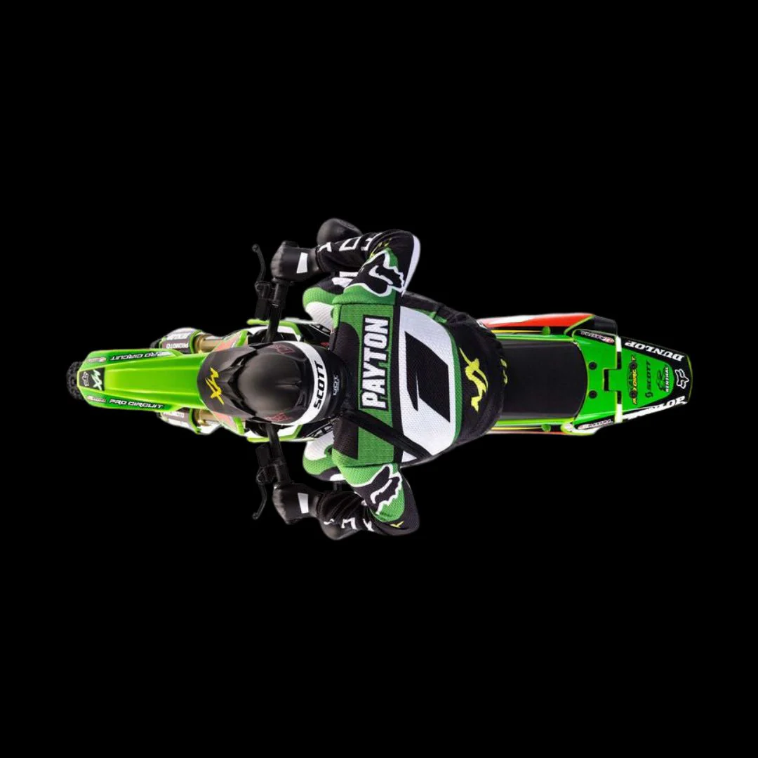 LOSI 1/4 Promoto-MX Motorcycle RTR with Battery and Charger, Pro Circuit - Image 4