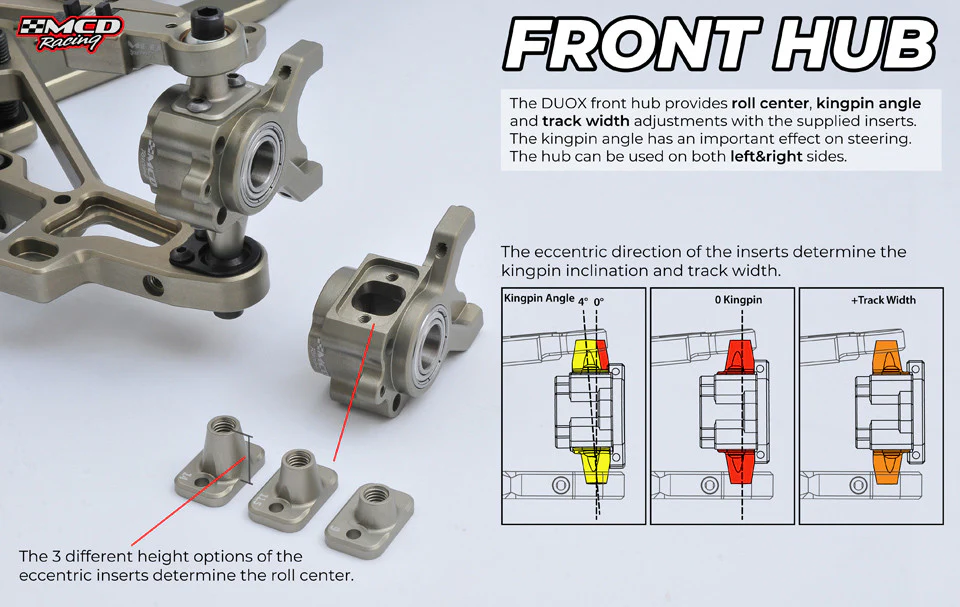 MCD DUOX 2WD Rolling Chassis with Hydraulic Differential & Airbox - Image 11