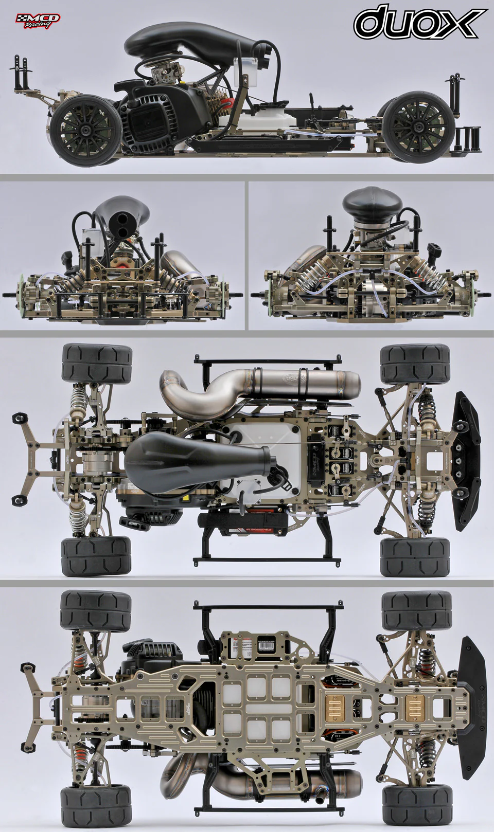 MCD DUOX 2WD Rolling Chassis with Hydraulic Differential & Airbox - Image 3