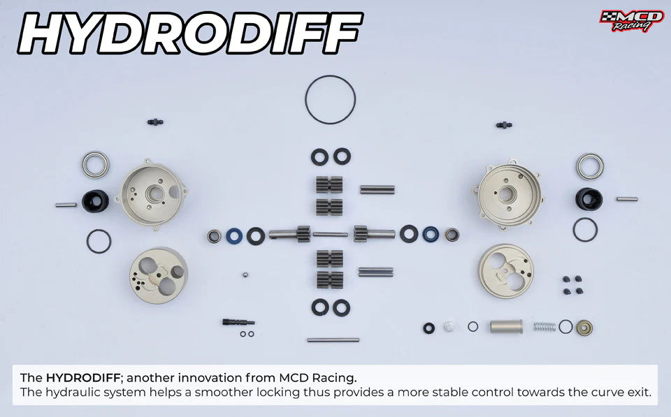 MCD DUOX 2WD Rolling Chassis with Hydraulic Differential & Airbox - Image 8