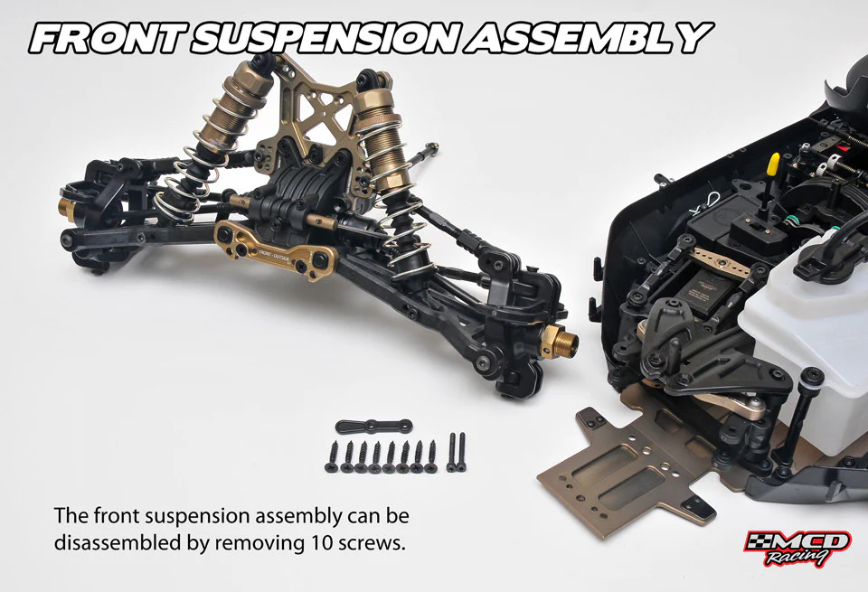 MCD RR5 Max Pro 1/4 Scale Buggy - Rolling Chassis - Image 9