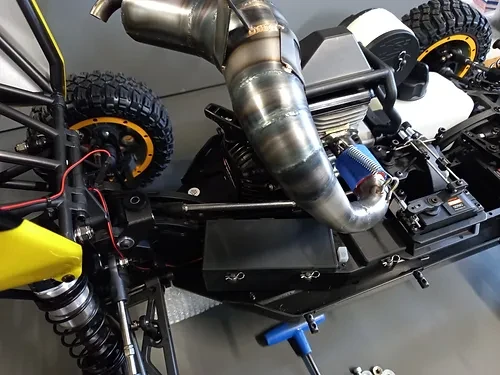 OLIMAT LOSI DBXL 2.0 Exhaust - Silenced - Image 2