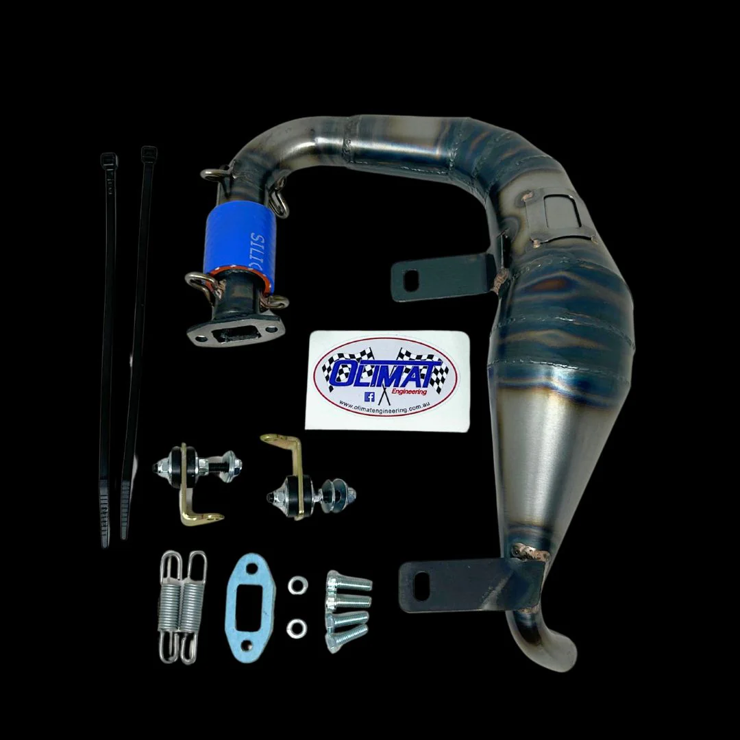 OLIMAT MCD RR5/W5/XR5 Exhaust Pipe (32-38cc design) - Non-silenced