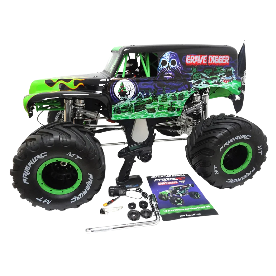 1/5 Scale V4 Grave Digger® Monster Jam® Truck - Image 8