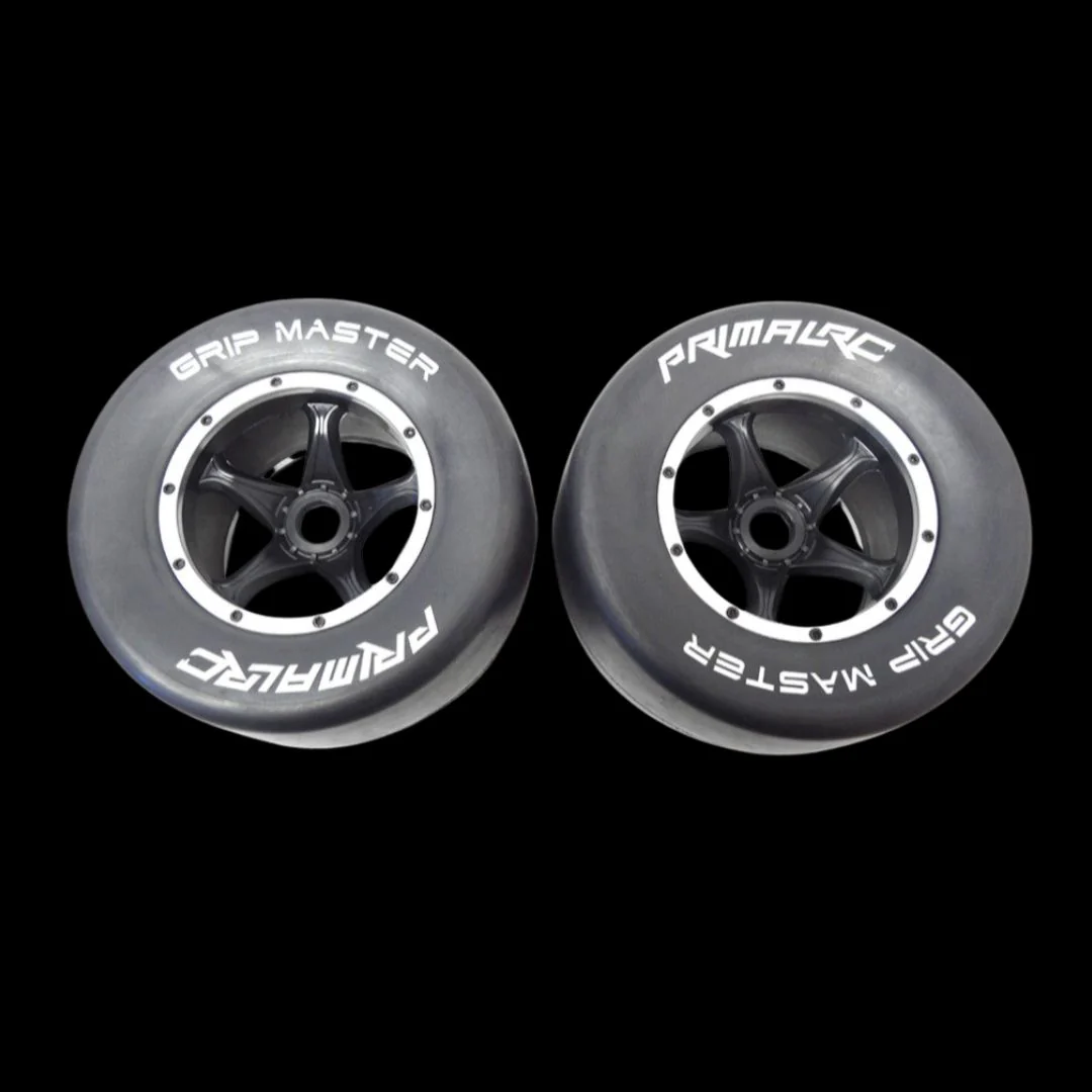 Primal RC Belted 1/5 Scale Racing Slick Wheels/Tires (set of 2) - Image 2