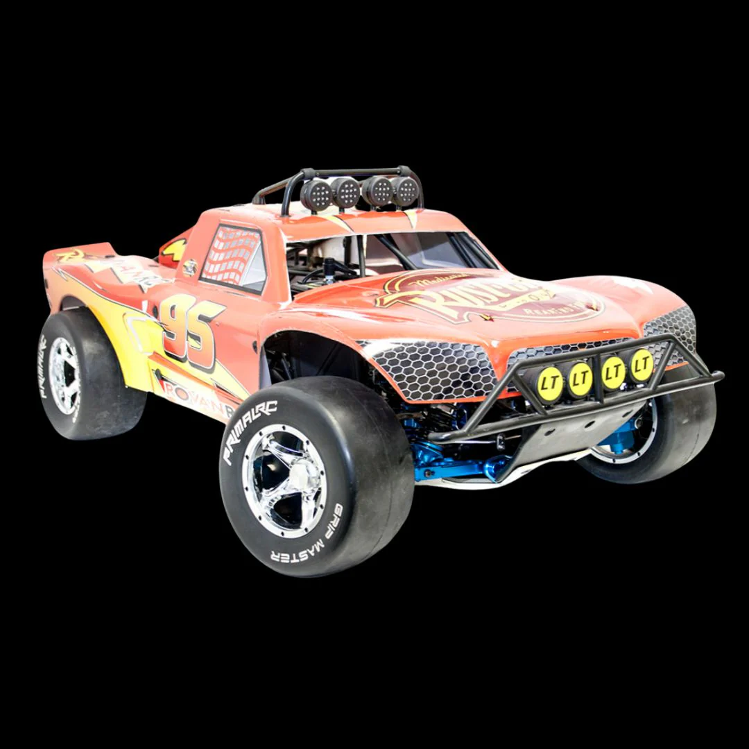 Primal RC Belted 1/5 Scale Racing Slick Wheels/Tires (set of 2) - Image 3