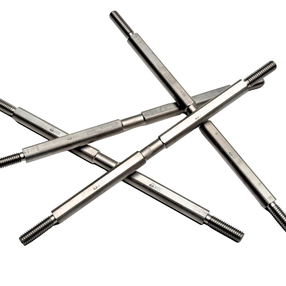 TZZ Racing PRIMAL RC V4 Titanium Anti-Roll Bar Link set (4) - Image 2