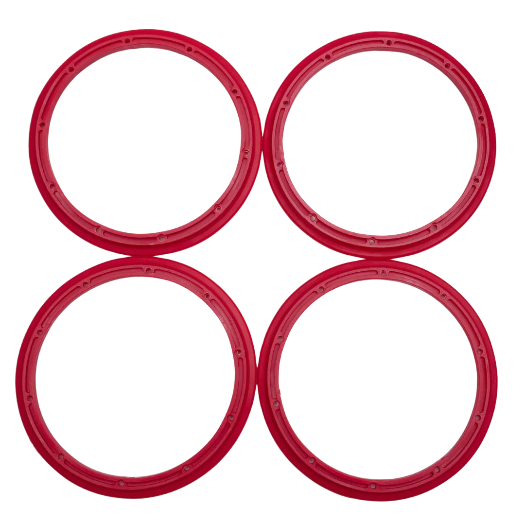 Primal Monster Truck Beadlocks - RED - Image 2