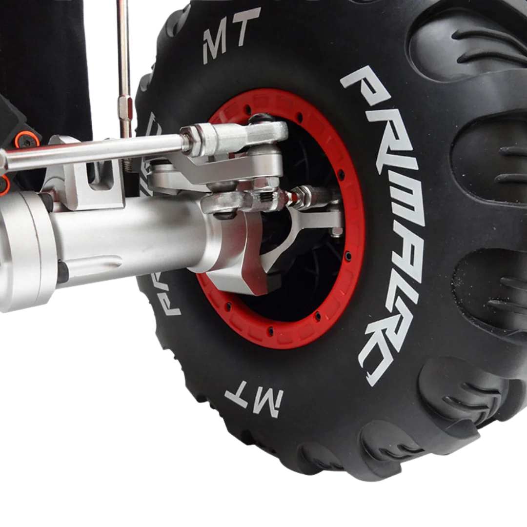 Primal Monster Truck Beadlocks - RED - Image 4