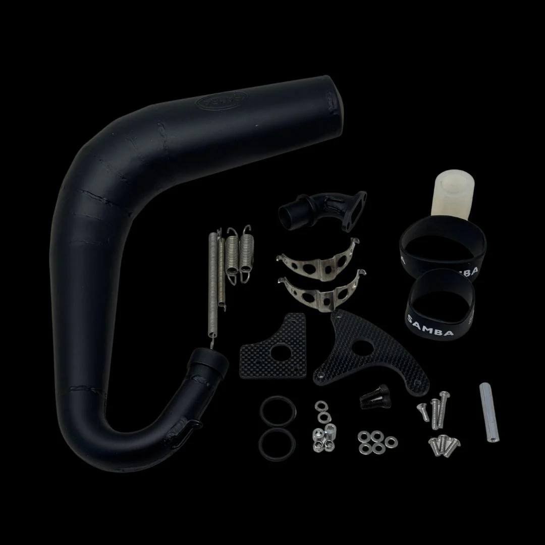 SAMBA V2 2025 MCD Steel Silenced Pipe  - incl Custom Carbon Fibre Fitting Kit