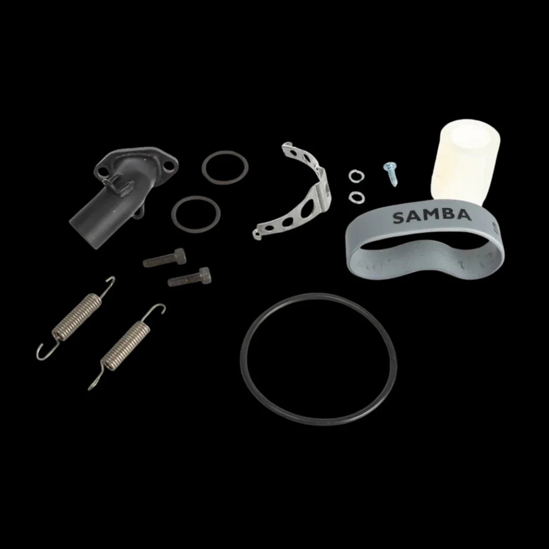 Samba V2 2025 Titanium Big Belly MCD Exhaust Pipe System - incl Custom Carbon Fibre Fitting Kit - Image 10