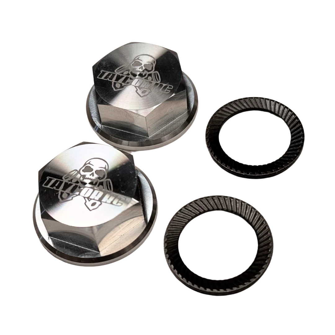 Taylor 1" Extended Baja Billet 24mm Wheel Hub Kit incl Billet Enclosed Nuts - Image 3