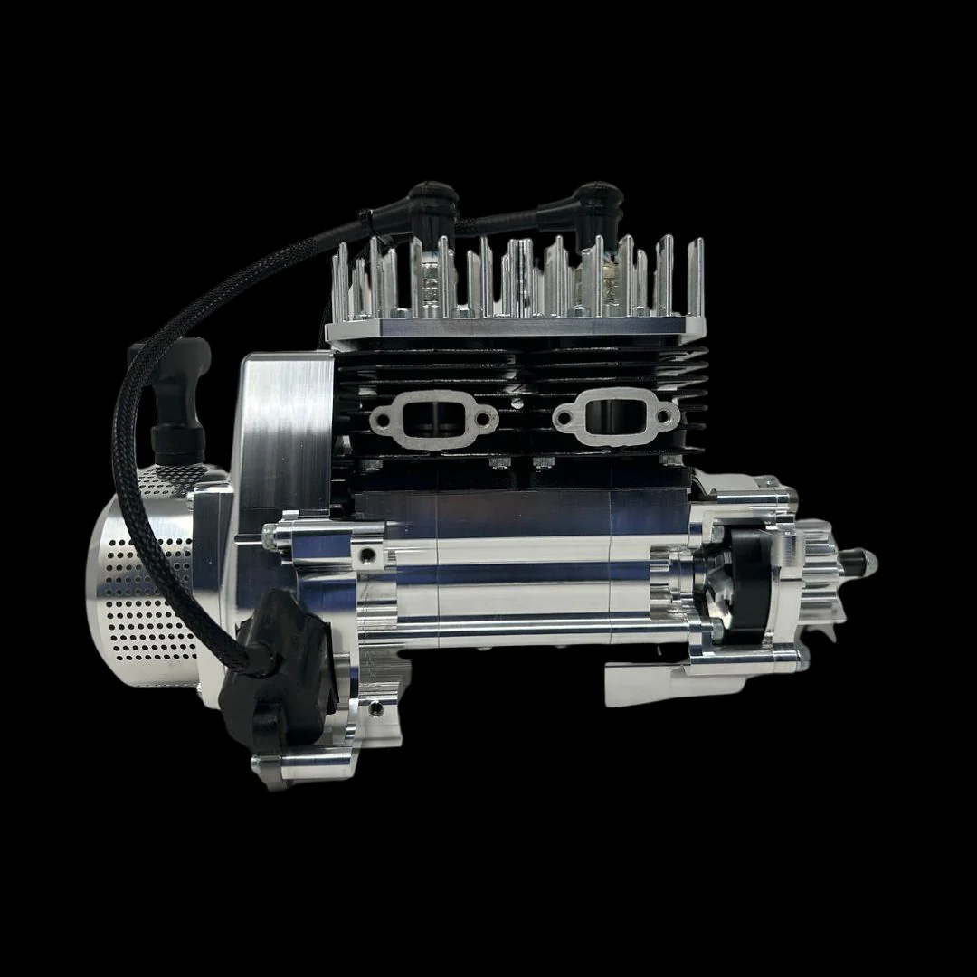 TAYLOR 70cc Billet Twin Cylinder RC Engine Complete Package - Image 4