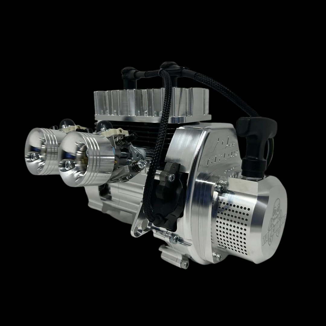 TAYLOR 70cc Billet Twin Cylinder RC Engine Complete Package - Image 7