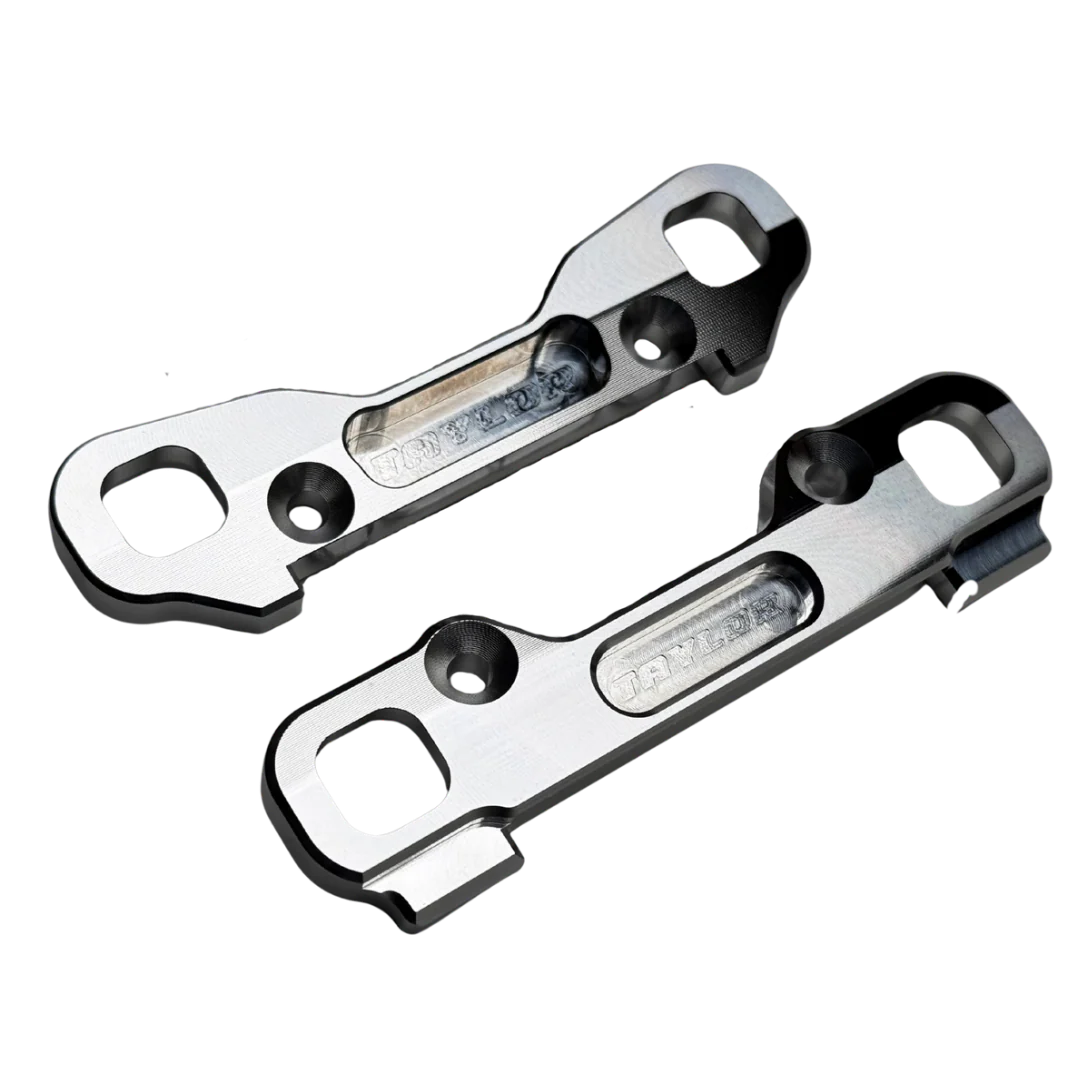 Taylor MCD Billet 7075 HD Front Hinge Pin Braces (2)