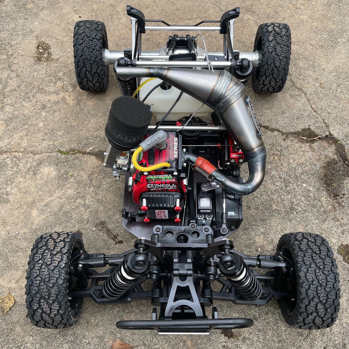 TAYLOR RC VEKTA/TT 34cc+ ZENOAH Tuned Exhaust Pipe - Image 4