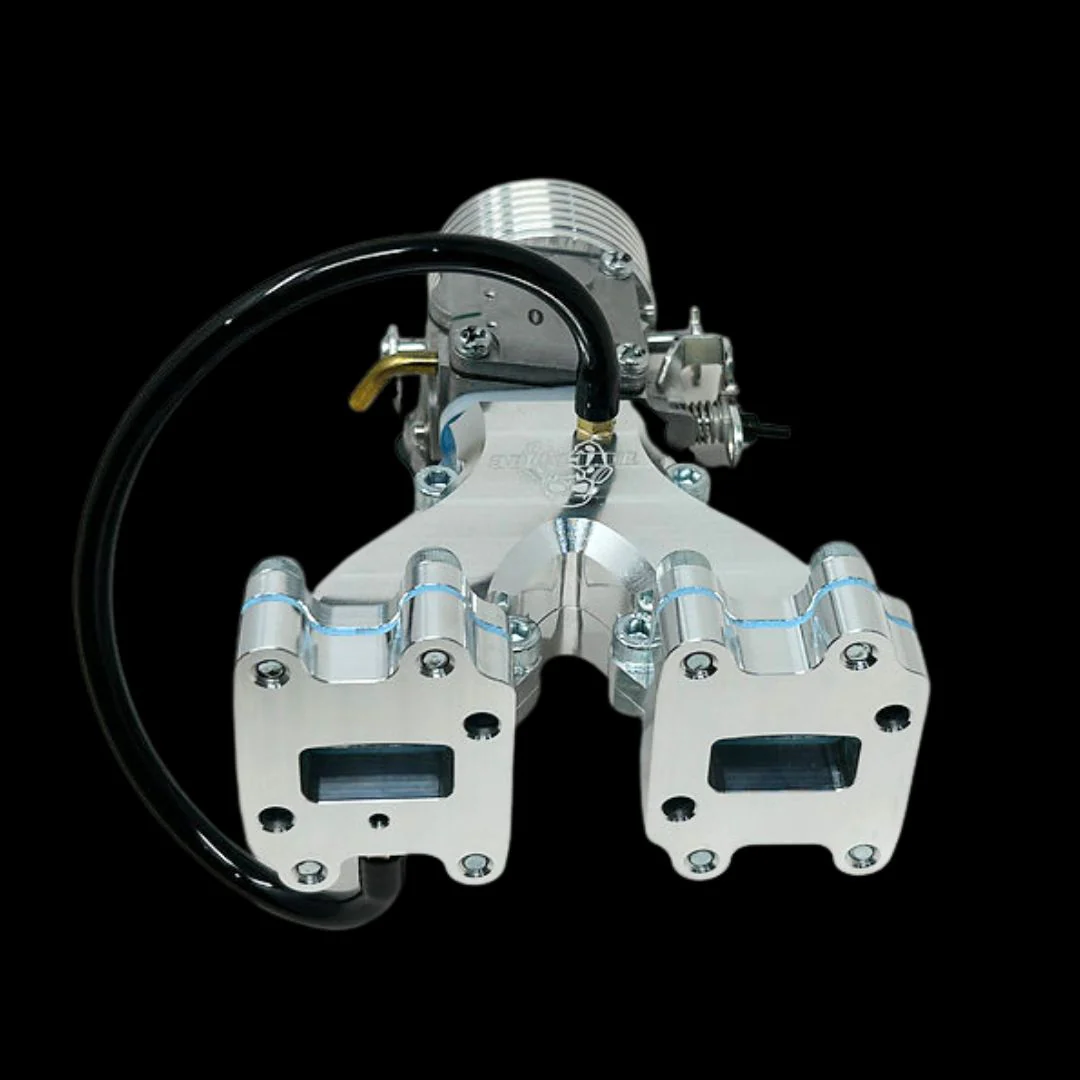 Taylor Twin Cylinder 2 into 1 Billet intake kit - Image 3