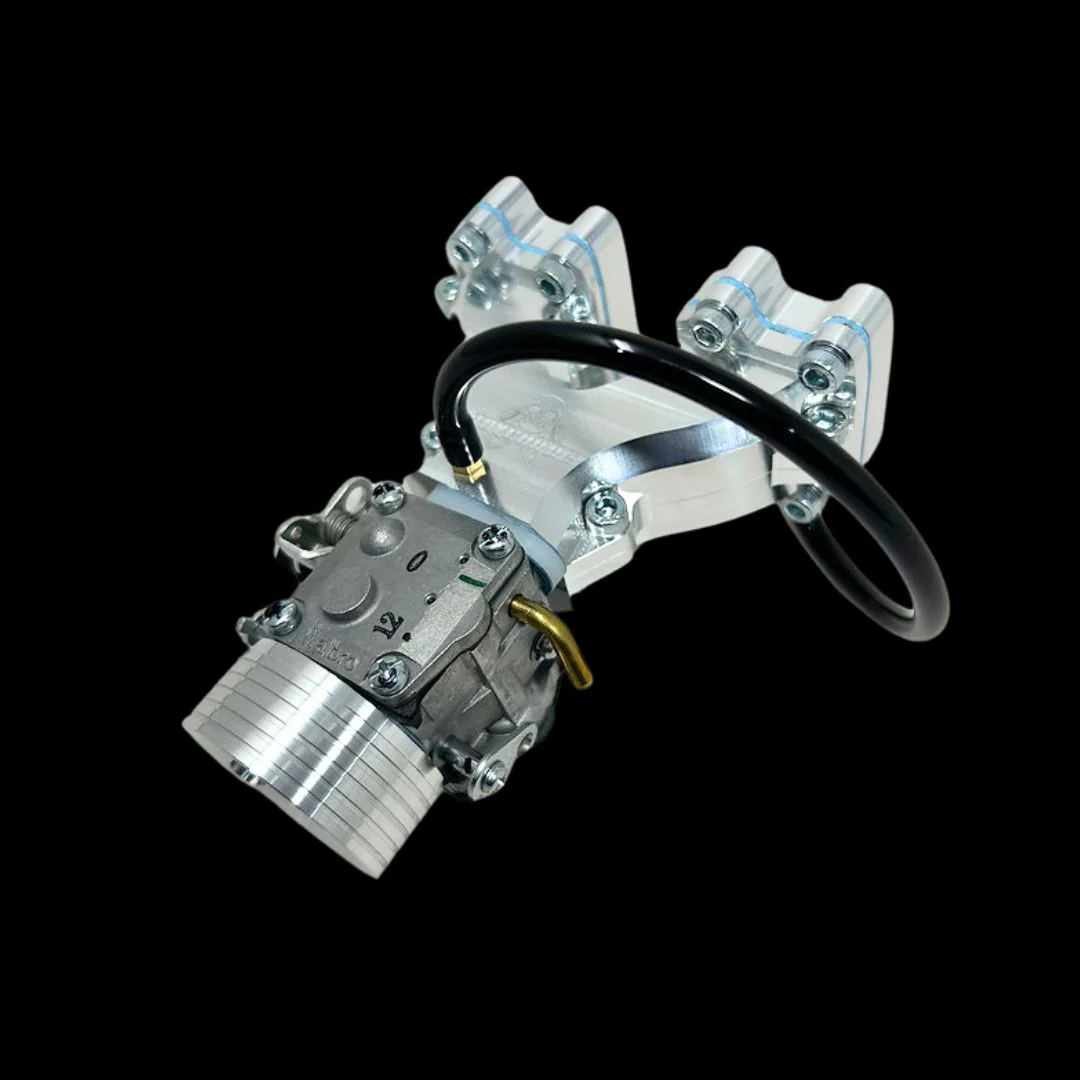 Taylor Twin Cylinder 2 into 1 Billet intake kit - Image 4