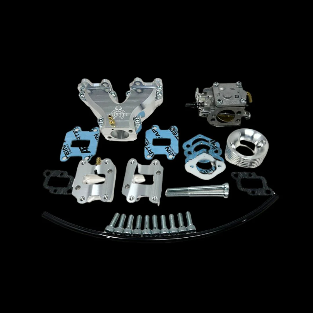 Taylor Twin Cylinder 2 into 1 Billet intake kit - Image 6