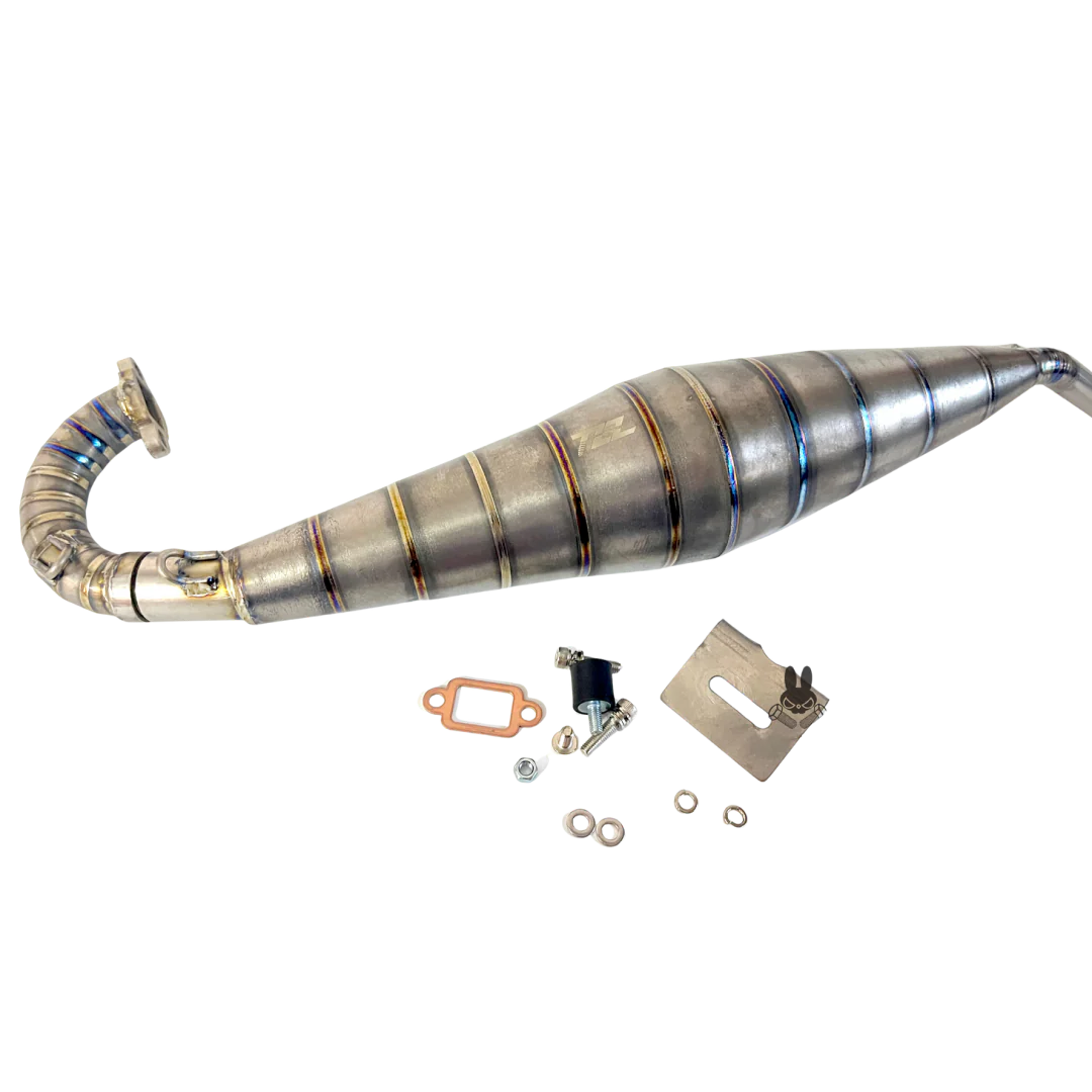 TZZ RACING Titanium Baja 5B 29-39cc Side Exhaust Pipe - Image 2