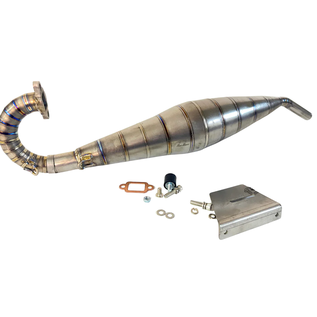 TZZ RACING Titanium Kraken Vesla 29-39cc Side Exhaust Pipe