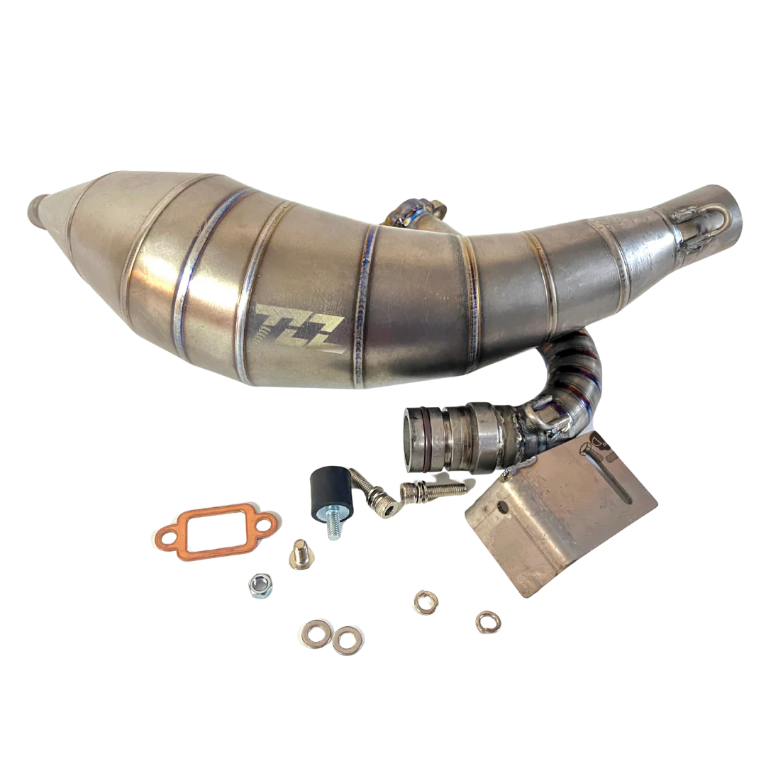 TZZ RACING Titanium MCD RR5/W5/XR5 29-39cc Exhaust Pipe - Image 2