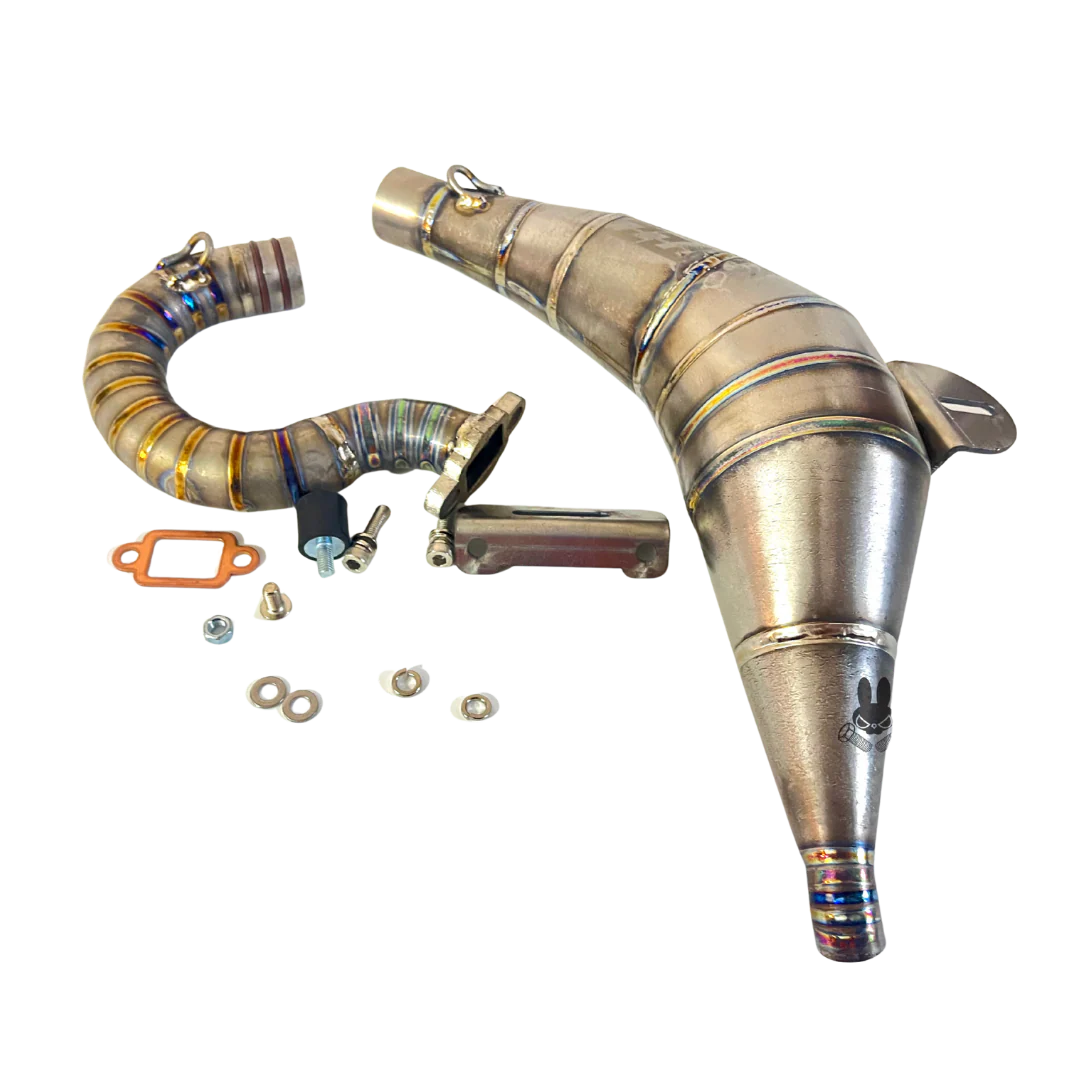 TZZ RACING Titanium TLR 5B 29-39cc Exhaust Pipe - Image 2