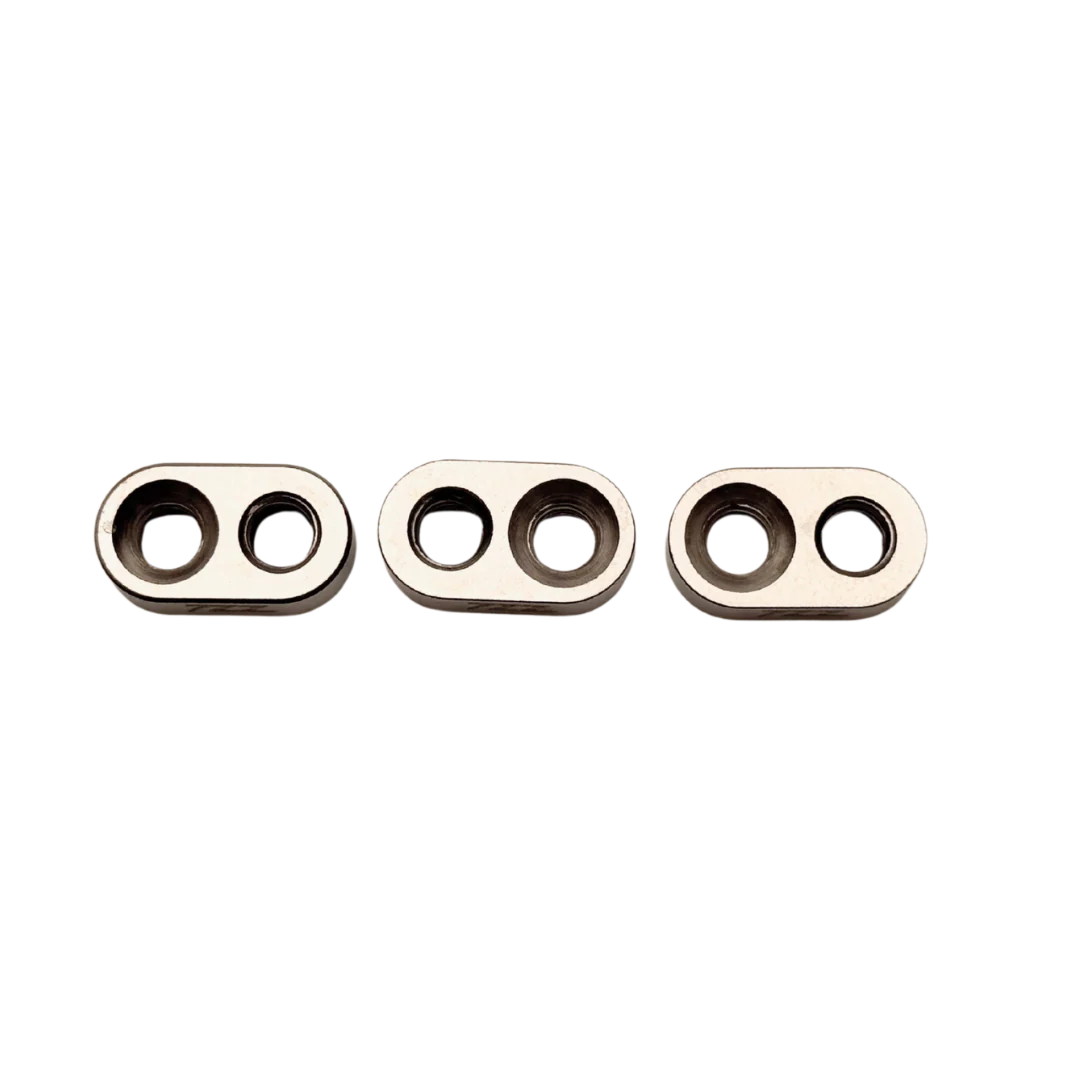 TZZ Titanium MCD Engine Mount Chassis Slot Inserts (3) - Image 3