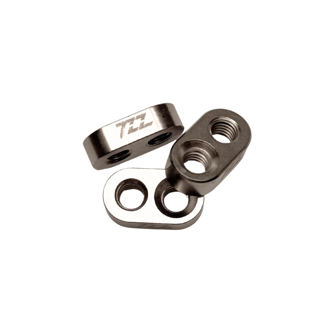 TZZ Titanium MCD Engine Mount Chassis Slot Inserts (3) - Image 4