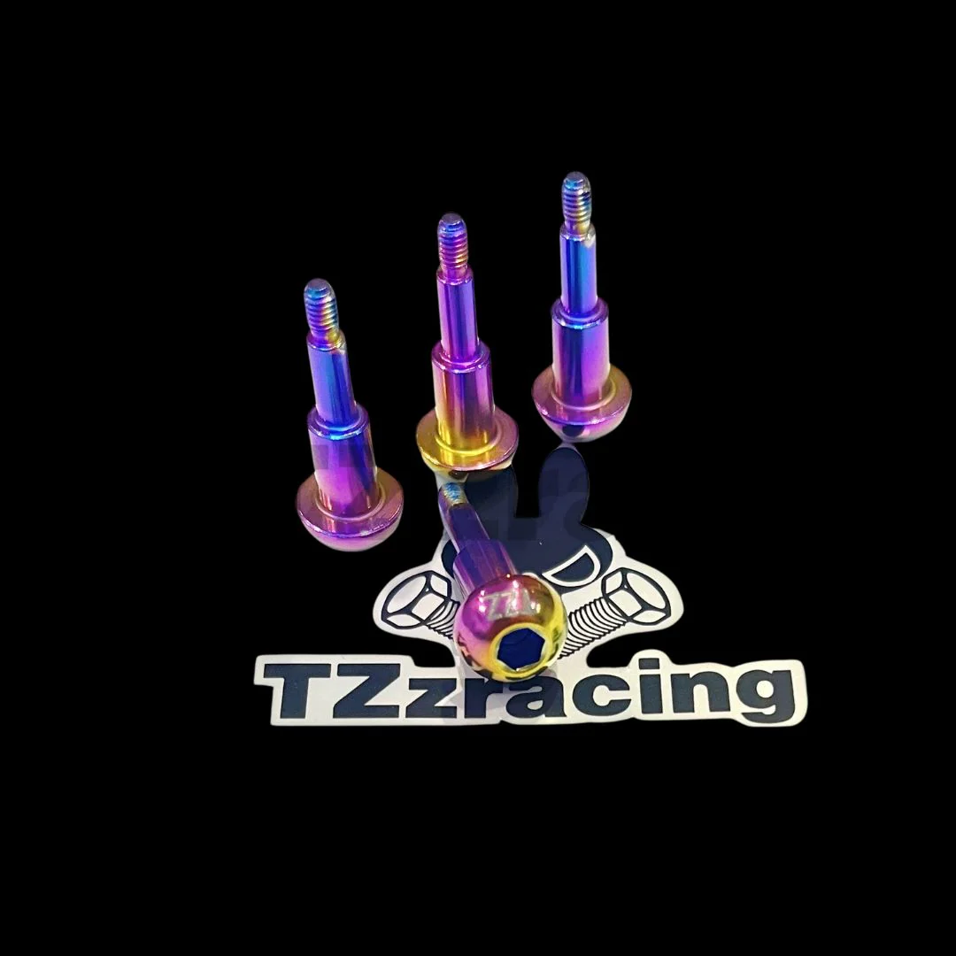 TZZ Titanium Losi 5IVE-T 2.0 Brake Screw Set (4) - Image 5